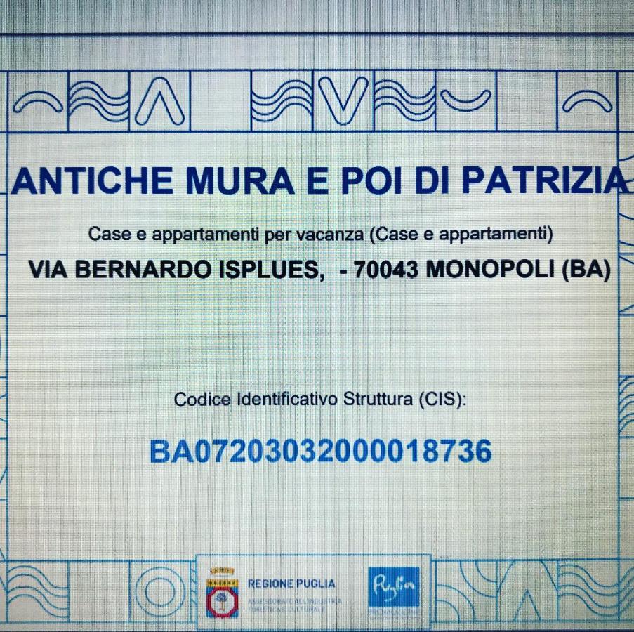 Casa Vacanze Antiche Mura E Poi Monopoli Dış mekan fotoğraf